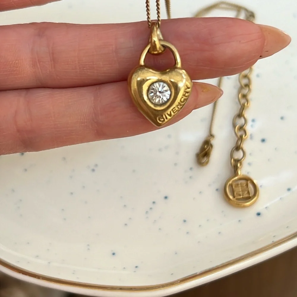 Givenchy Heart Locket Dual Sided Necklace - Picture 5 of 7